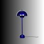 Opviq Lámpara de mesa de metal azul marino